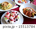 ケーキと美味しそうな料理 15513784