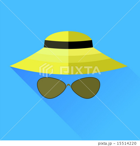 Straw Hat and Glasses 15514220
