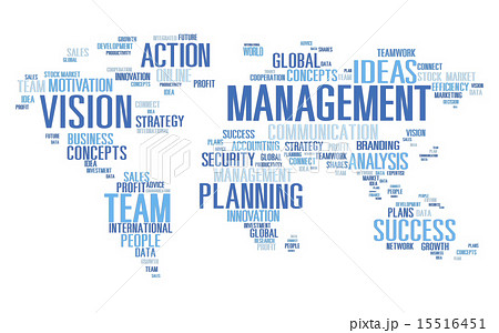 Global Management Training Vision World Map Concept 15516451