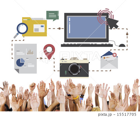 Technology Media Social Network Connection Concept 15517705
