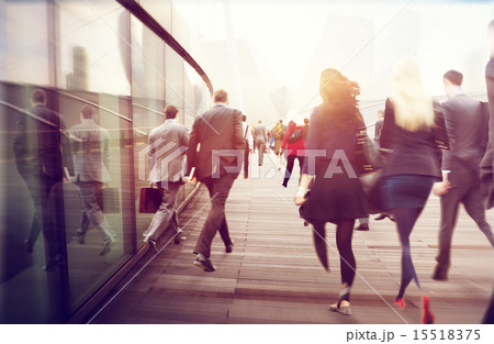 People Commuter Walking Rush Hour Cityscape Concept People Commuter Walking Rush Hour Cityscape Concept 15518375
