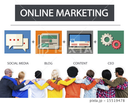 Online Marketing Business Content Strategy Target Concept 15519478