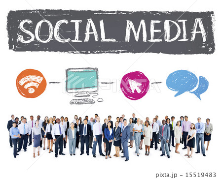Social Media Connection Communication Technology Network Concept Social Media Connection Communication Technology Network Concept 15519483