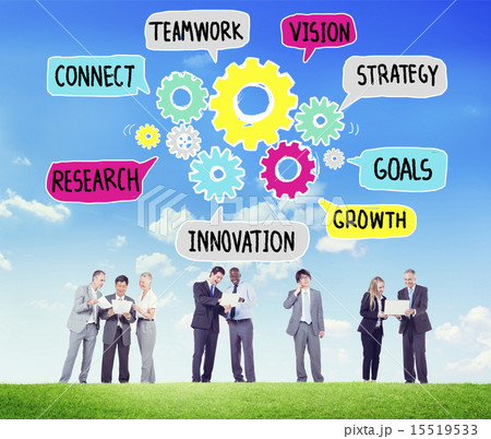 Teamwork Connect Strategy Vision Together Gear Concept 15519533