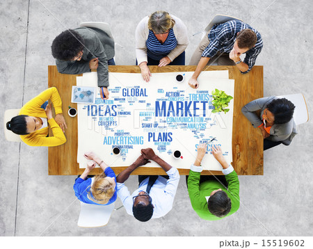 Market Business Global Business Marketing Commerce Concept 15519602
