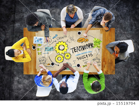 Teamwork Team Together Collaboration Meeting Brainstorming Ideas 15519704