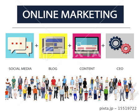 Online Marketing Business Content Strategy Target Concept 15519722