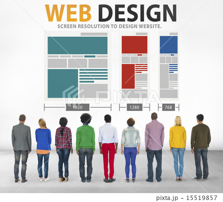 Web Design Network Website Ideas Media Information Concept 15519857