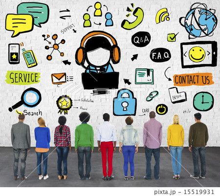 Customer Service Help Business Service Solution Support Concept 15519931