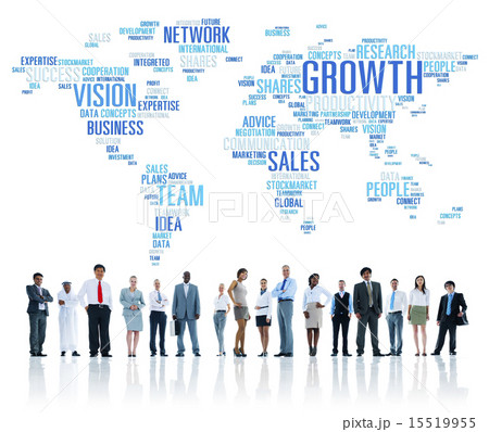 Global Business People Corporate Community Success Growth Concep 15519955