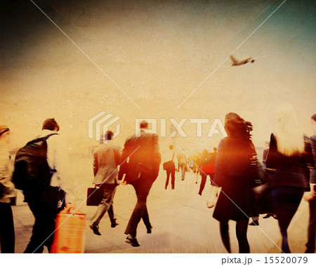 Business People Rushing Walking Airport Travel Concept Business People Rushing Walking Airport Travel Concept 15520079