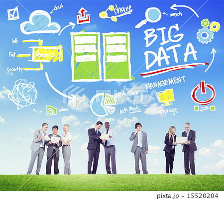 Diversity Business People Big Data Share Discussion Concept 15520204