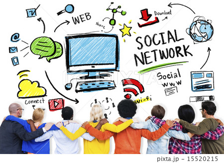 Social Network Social Media Friendship People Diversity Concept 15520215