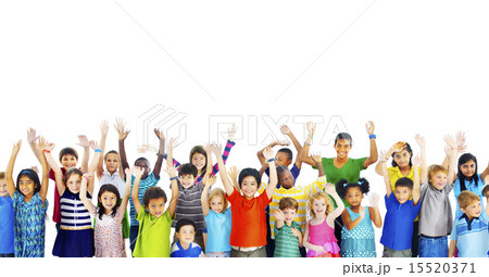 Ethnicity Diversity Gorup Of Kids Friendshipの写真素材 [15520371]   PIXTA