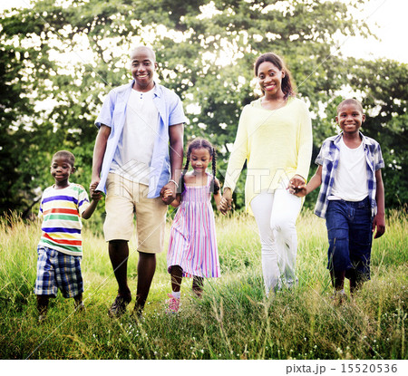 African Family Happiness Holiday Vacation Activity Concept 15520536