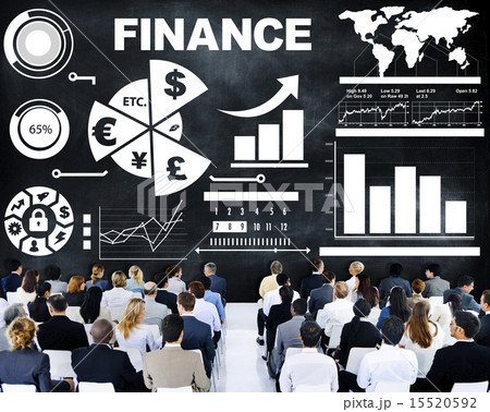 finance bar graph chart investment money business concept 15520592