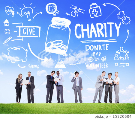 Business People Discussion Give Help Donate Charity Concept 15520604