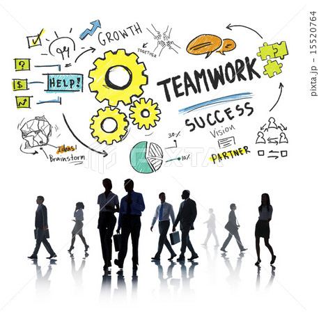 Teamwork Team Together Collaboration Business Commuter Travel Co 15520764
