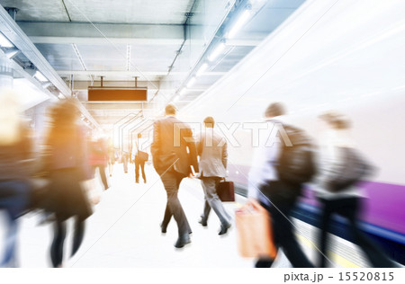 Business People Corporate Walking Commuting City Concept 15520815