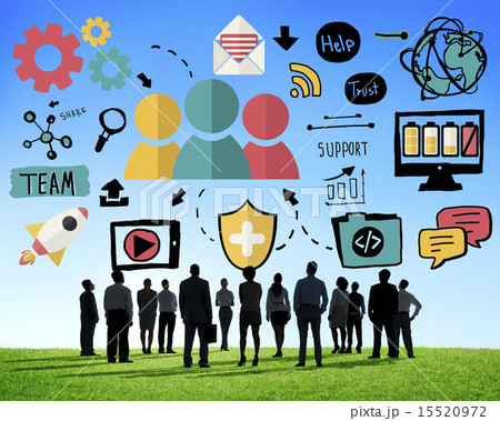 Team Support Care Help Trust Collaboration Concept Team Support Care Help Trust Collaboration Concept 15520972