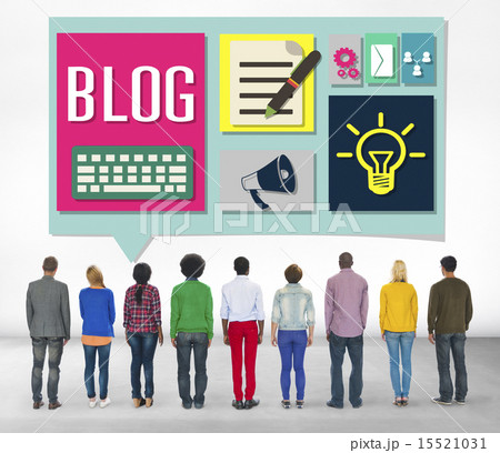 Blog Weblog Media Online Messaging Notes Concept 15521031