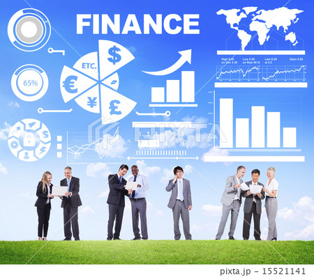finance bar graph chart investment money business concept 15521141