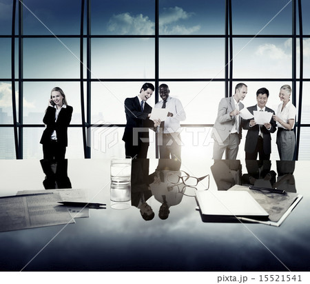 Business People Corporate Team Discussion Office Concept 15521541