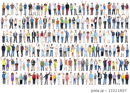 People Diversity Success Celebration Happiness Community Crowd C 15521607