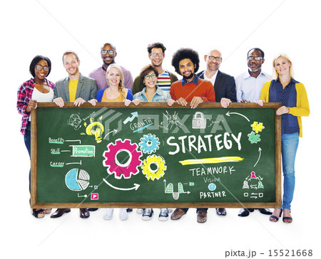 Strategy Solution Tactics Teamwork Growth Vision Concept 15521668