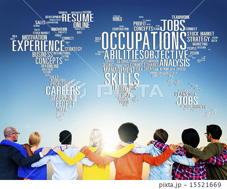 Occupation Job Careers Expertise Human Resources Concept 15521669