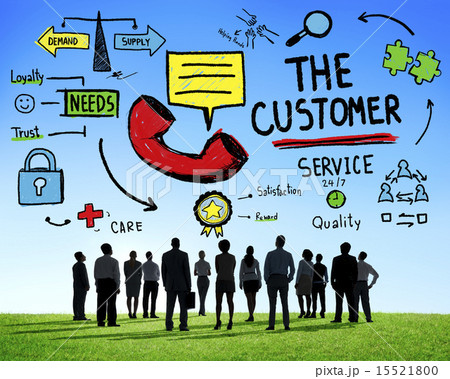 The Customer Service Target Market Support Assistance Concept 15521800