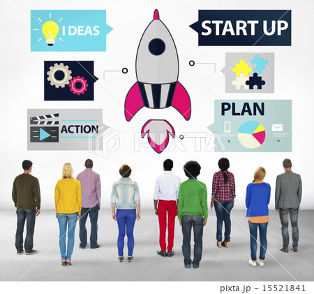 Startup Innovation Planning Ideas Team Success Concept Startup Innovation Planning Ideas Team Success Concept 15521841