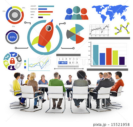 New Business Chart Innovation Teamwork Global Business Concept New Business Chart Innovation Teamwork Global Business Concept 15521958