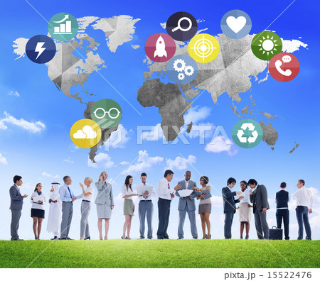 Global Communication World Earth Connection Network Concept 15522476