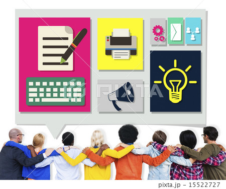 Content Connect Social Media Data Blog Concept Content Connect Social Media Data Blog Concept 15522727