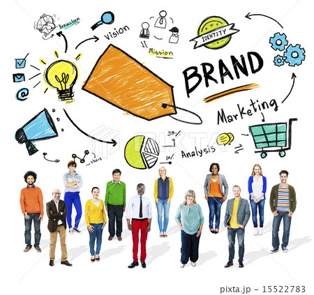 Diverse People Isolated Team Marketing Brand Concept Diverse People Isolated Team Marketing Brand Concept 15522783