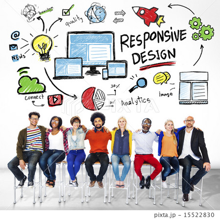 Responsive Design Internet Web Online People Friendship Concept 15522830
