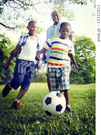 African Family Happiness Holiday Vacation Activity Concept 15522911