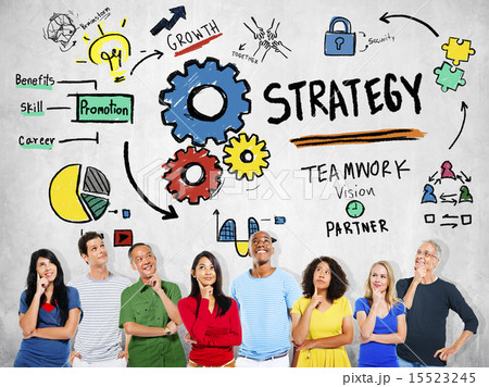 Strategy Solution Tactics Teamwork Growth...の写真素材 [15523245] - PIXTA