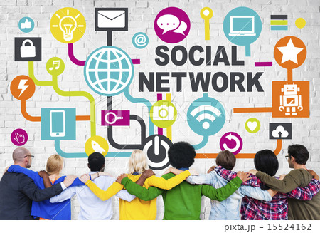 People Togetherness Rear View Communication Social Network Conce 15524162
