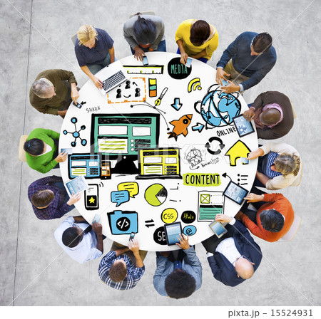 Diversity People Responsive Design Digital Communication Content Diversity People Responsive Design Digital Communication Content 15524931