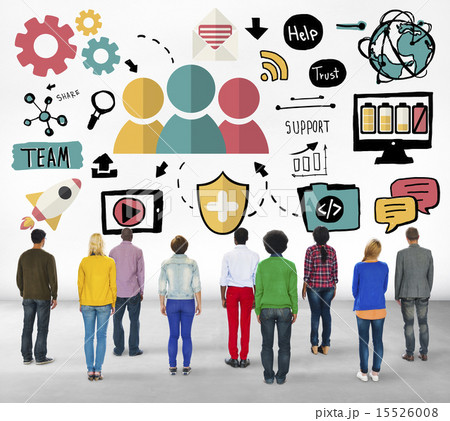 Team Share Support Trust Help Teamwork Togetherness Concept 15526008
