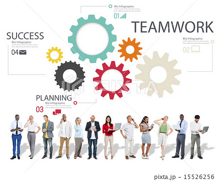 Teamwork Team Group Gear Partnership Cooperation Concept Teamwork Team Group Gear Partnership Cooperation Concept 15526256
