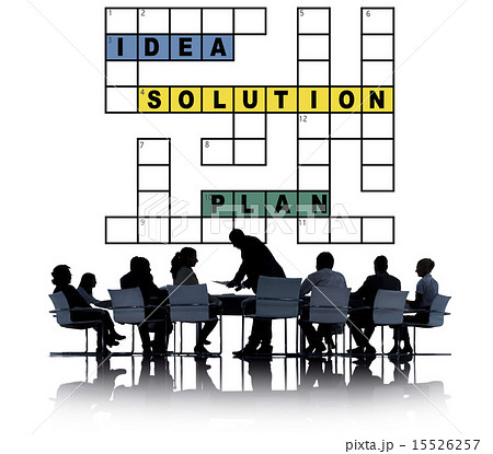 Solution Ideas Plan Solving Result Crossword Concept 15526257