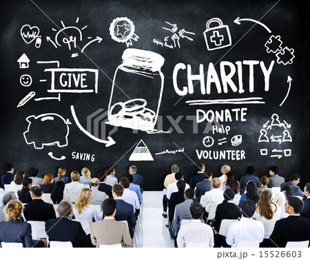 Business People Seminar Give Help Donate Charity Concept Business People Seminar Give Help Donate Charity Concept 15526603