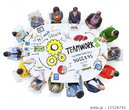 Teamwork Team Together Collaboration Meeting Working Office Conc 15526743