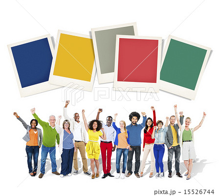 Polaroid Paper Instant Camera Photography Media Concept Polaroid Paper Instant Camera Photography Media Concept 15526744