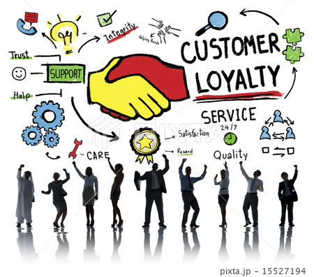 Customer Loyalty Service Support Care Trust Business Concept Customer Loyalty Service Support Care Trust Business Concept 15527194