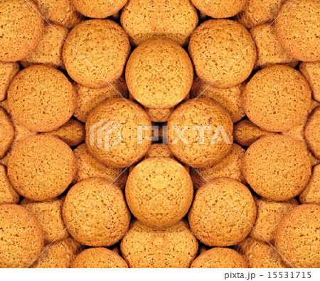 Oatmeal cookies background 15531715
