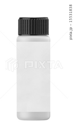 bottle with black cap 15531838